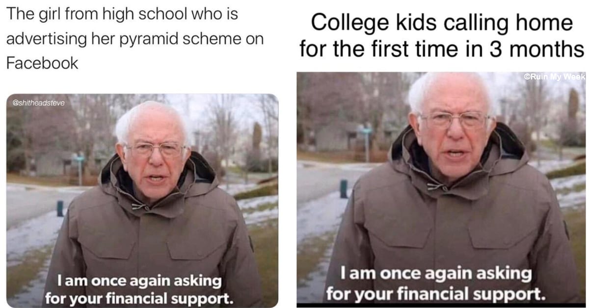 I Am Once Again Asking Bernie Template