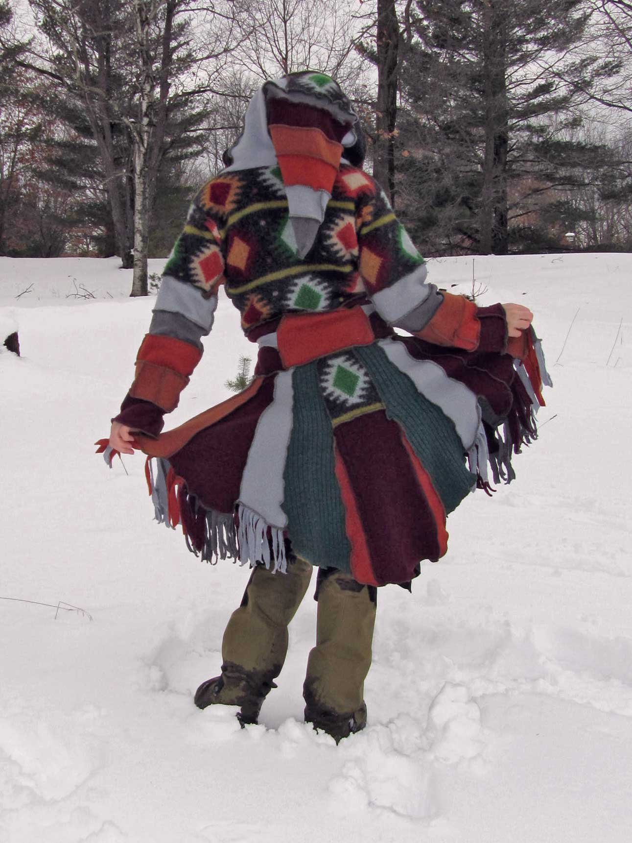 The FrenchCanadian FurTrapper Wizard Coat A Woman A Day