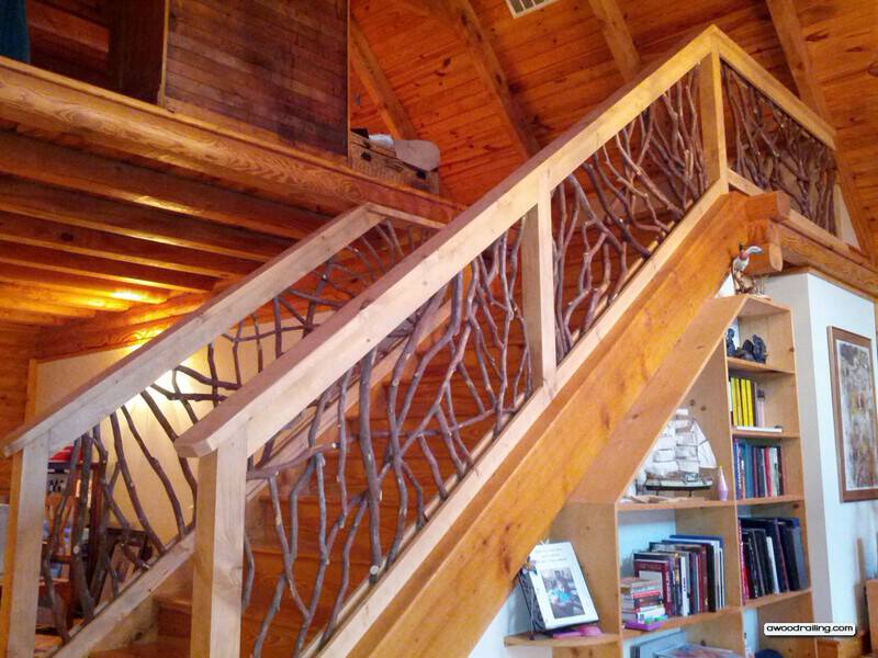Rustic Stair Railing
