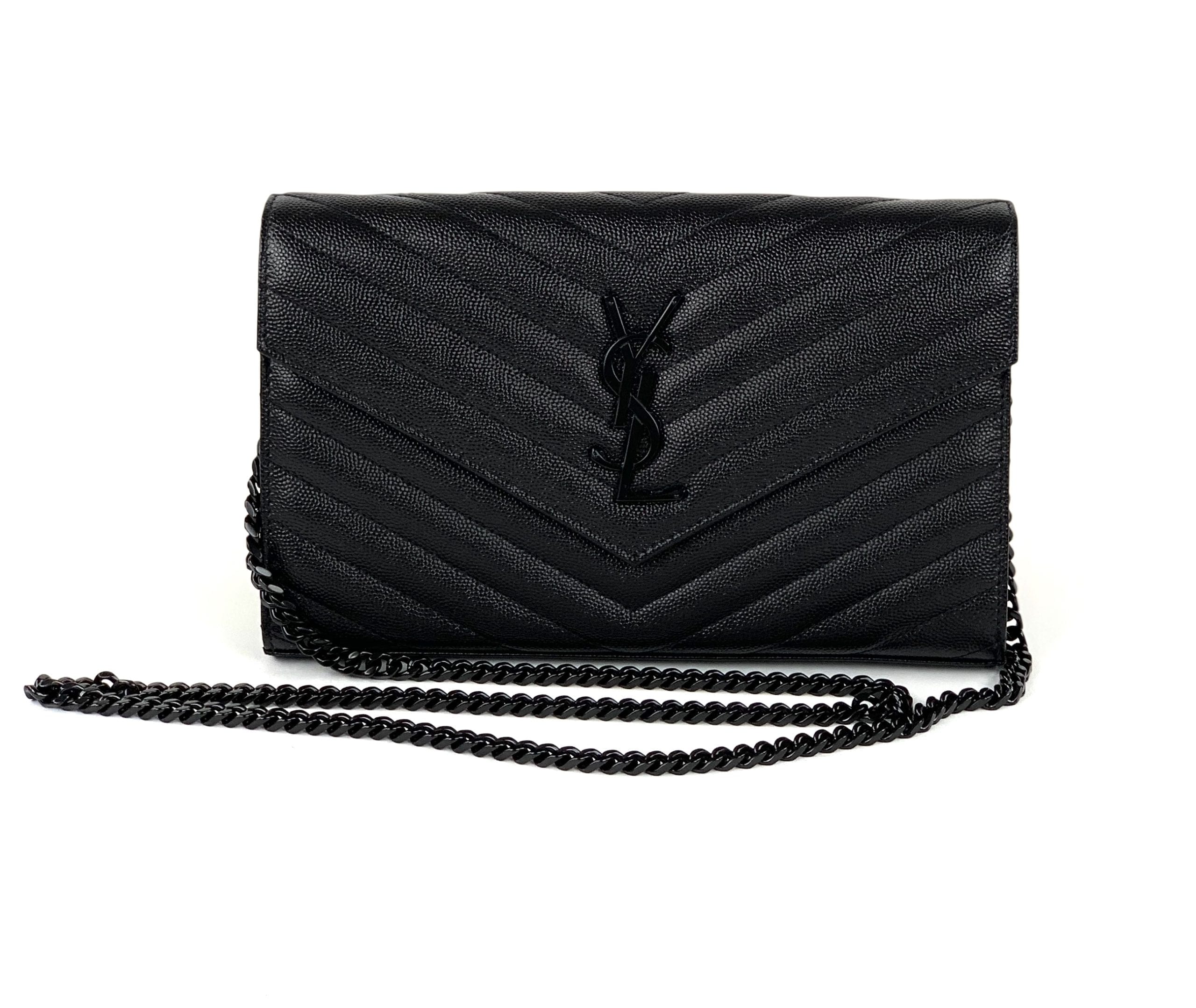 YSL Monogram Matelassé Leather WalletOnChain A World Of Goods For