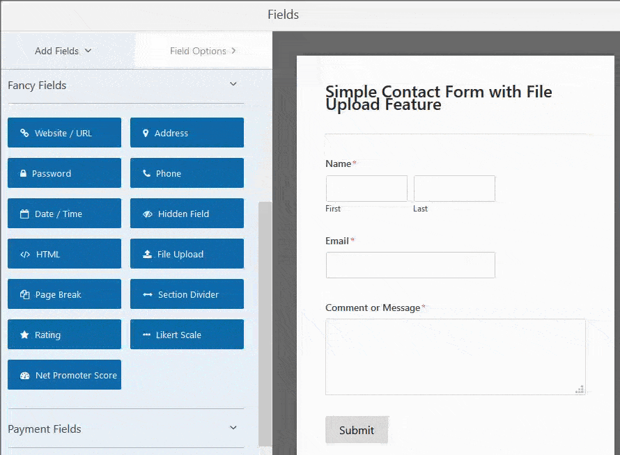 How To Create A File Upload Form Using WPForms AWPGuide