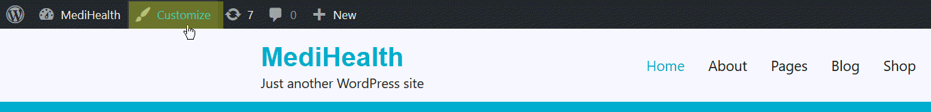 Setup Homepage