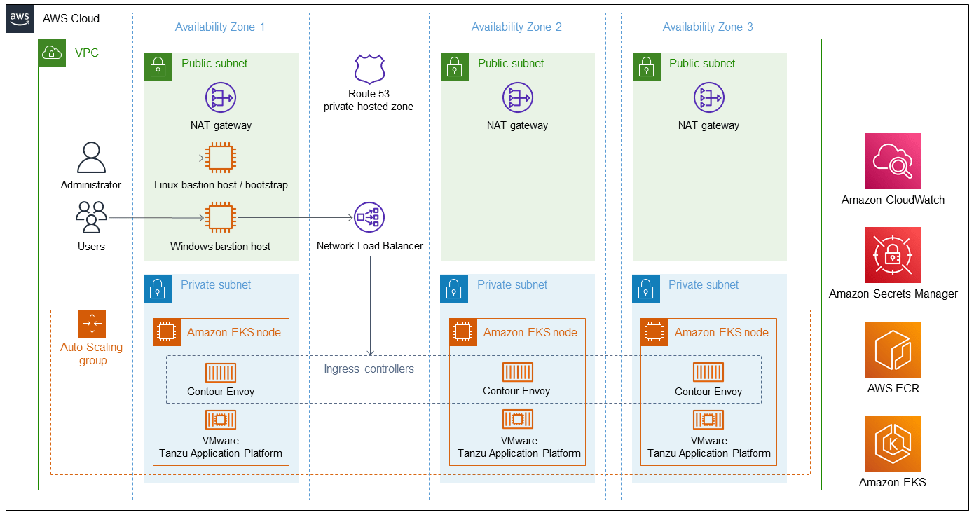VMware Tanzu Application Platform on AWS