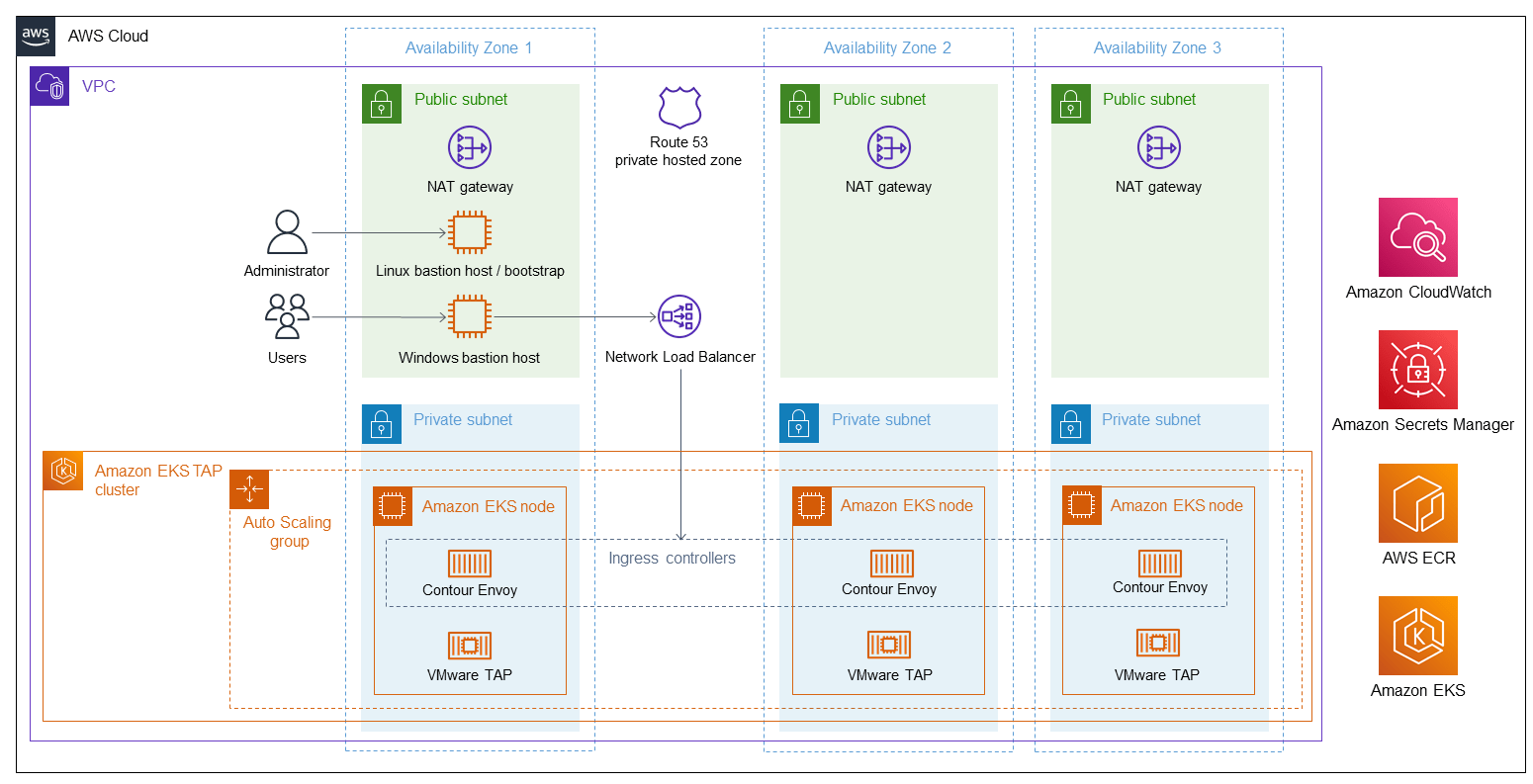 VMware Tanzu Application Platform on AWS