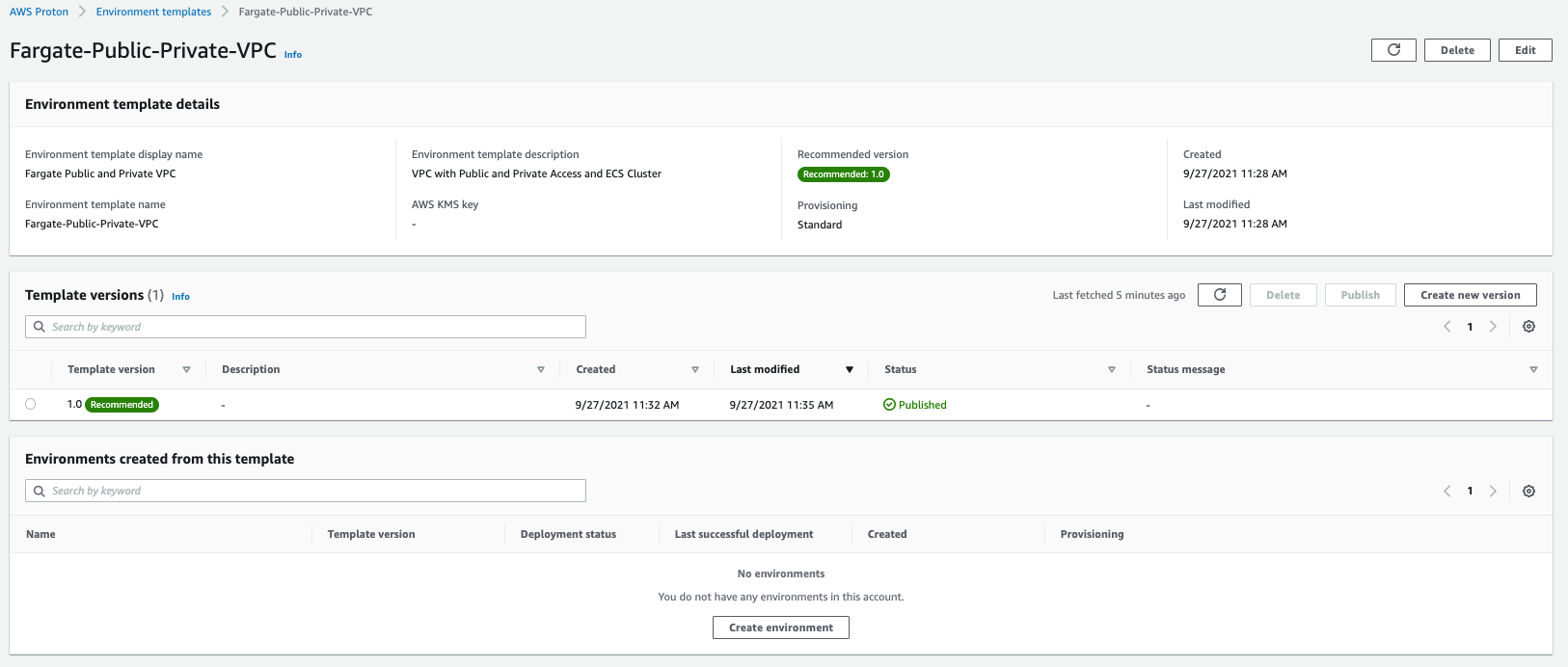Create Proton Templates Create Proton Templates