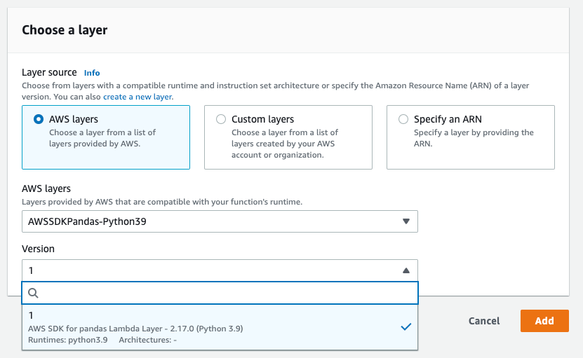 Install — AWS SDK for pandas 3.9.1 documentation