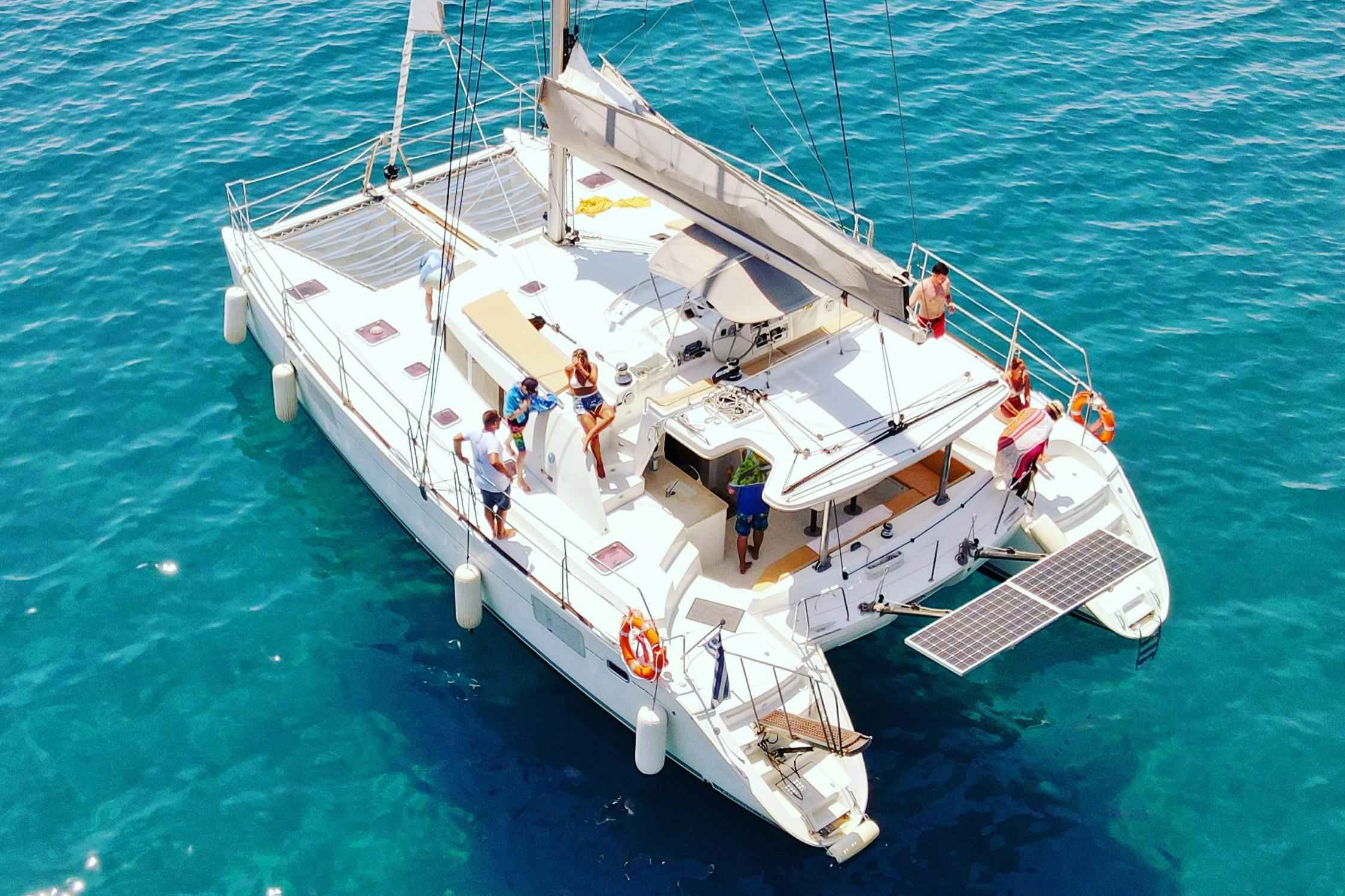 Rhodes: Catamaran Day Cruise with Lunch