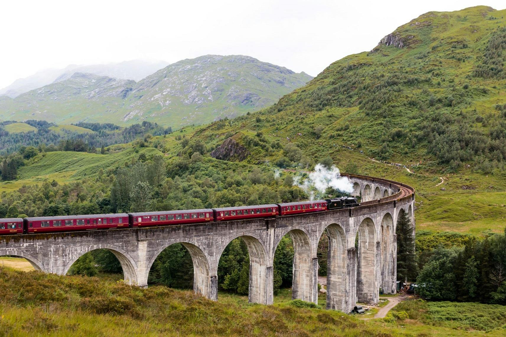 Scottish Highlands: Guided Tour from Inverness + Jacobite Steam Train Ticket