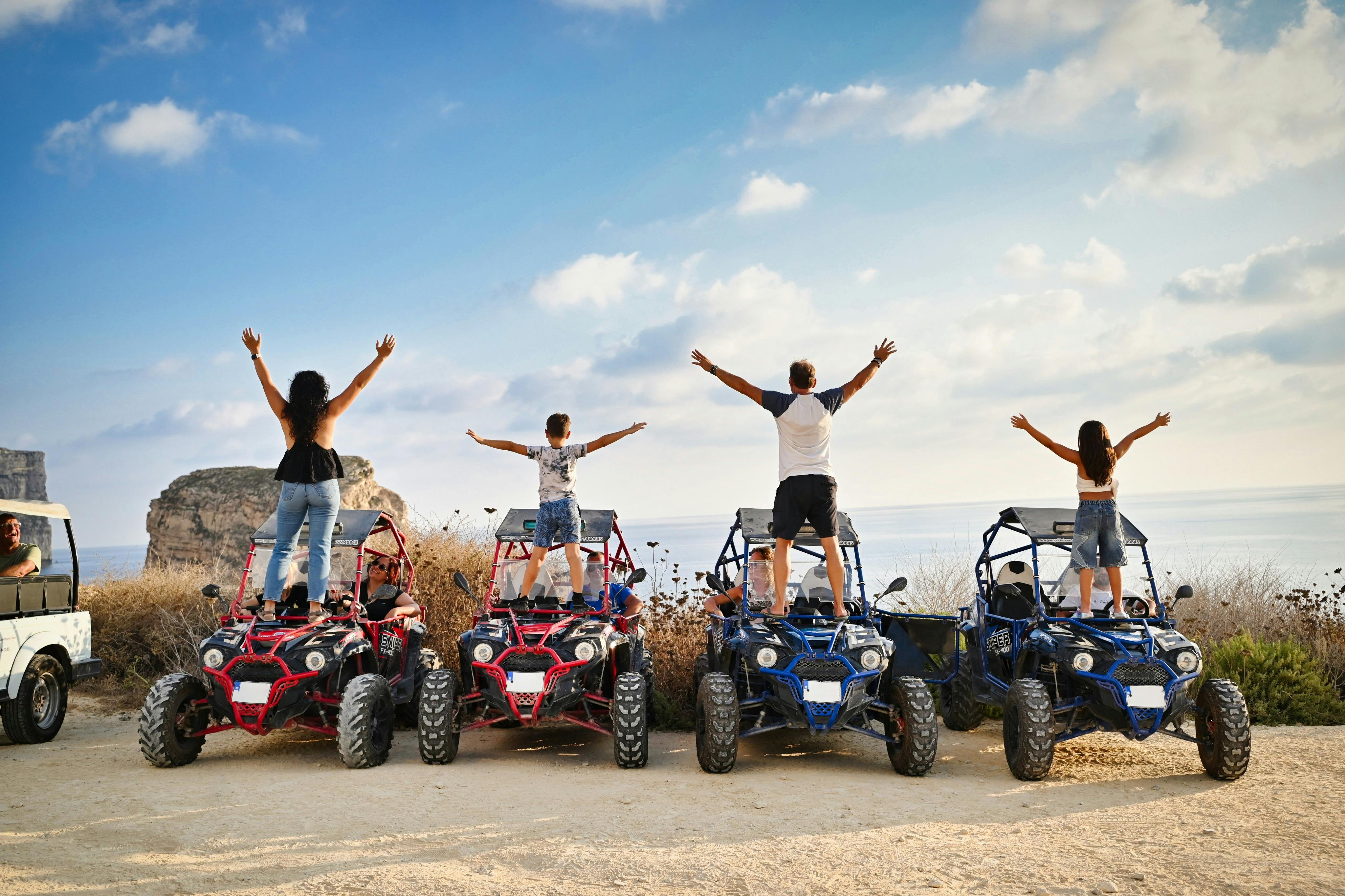 Gozo: Guided Sunset Buggy Tour + Roundtrip Transfer