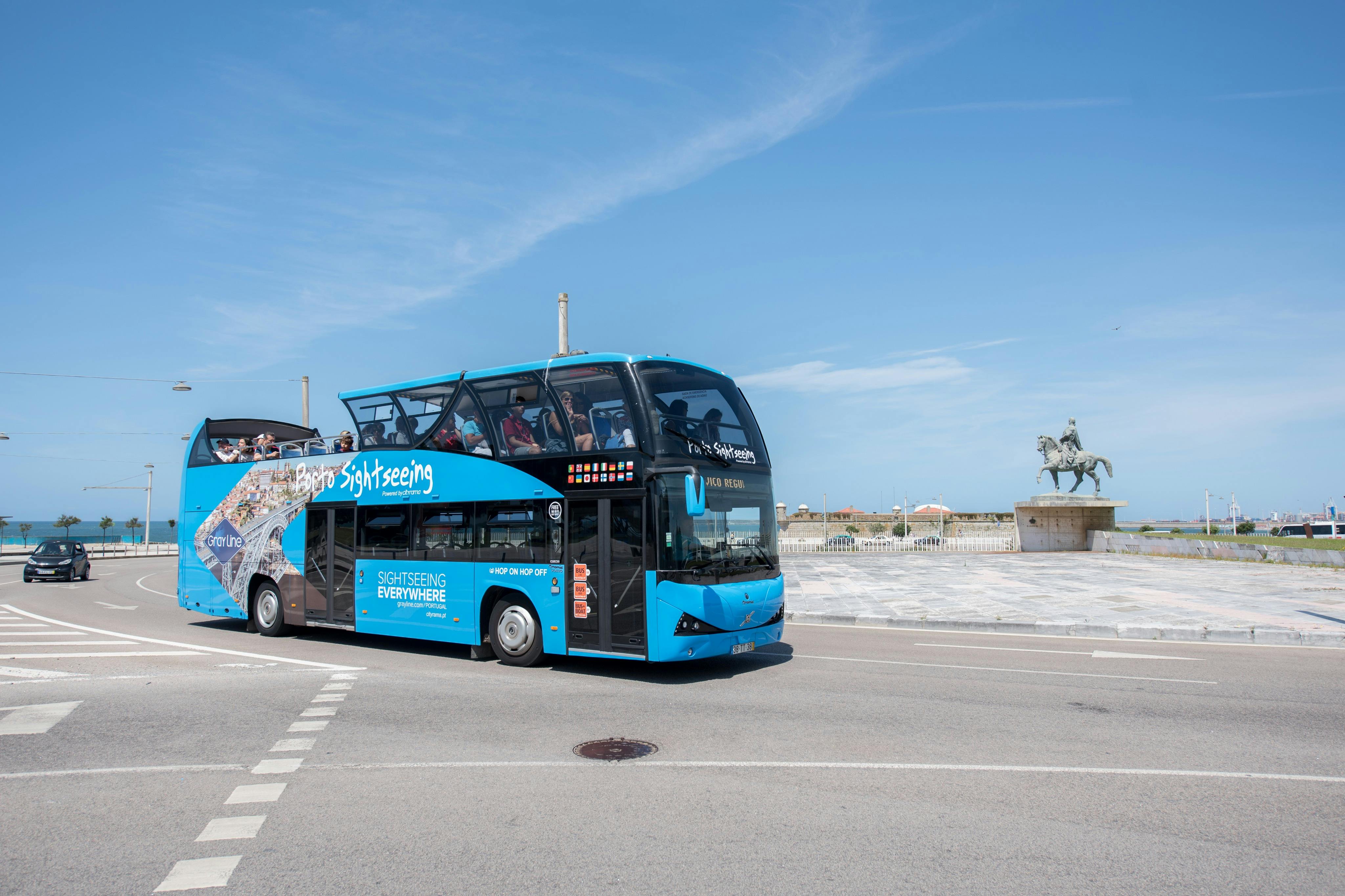 Porto: 48-Hour Hop-on Hop-off Bus + River Cruise