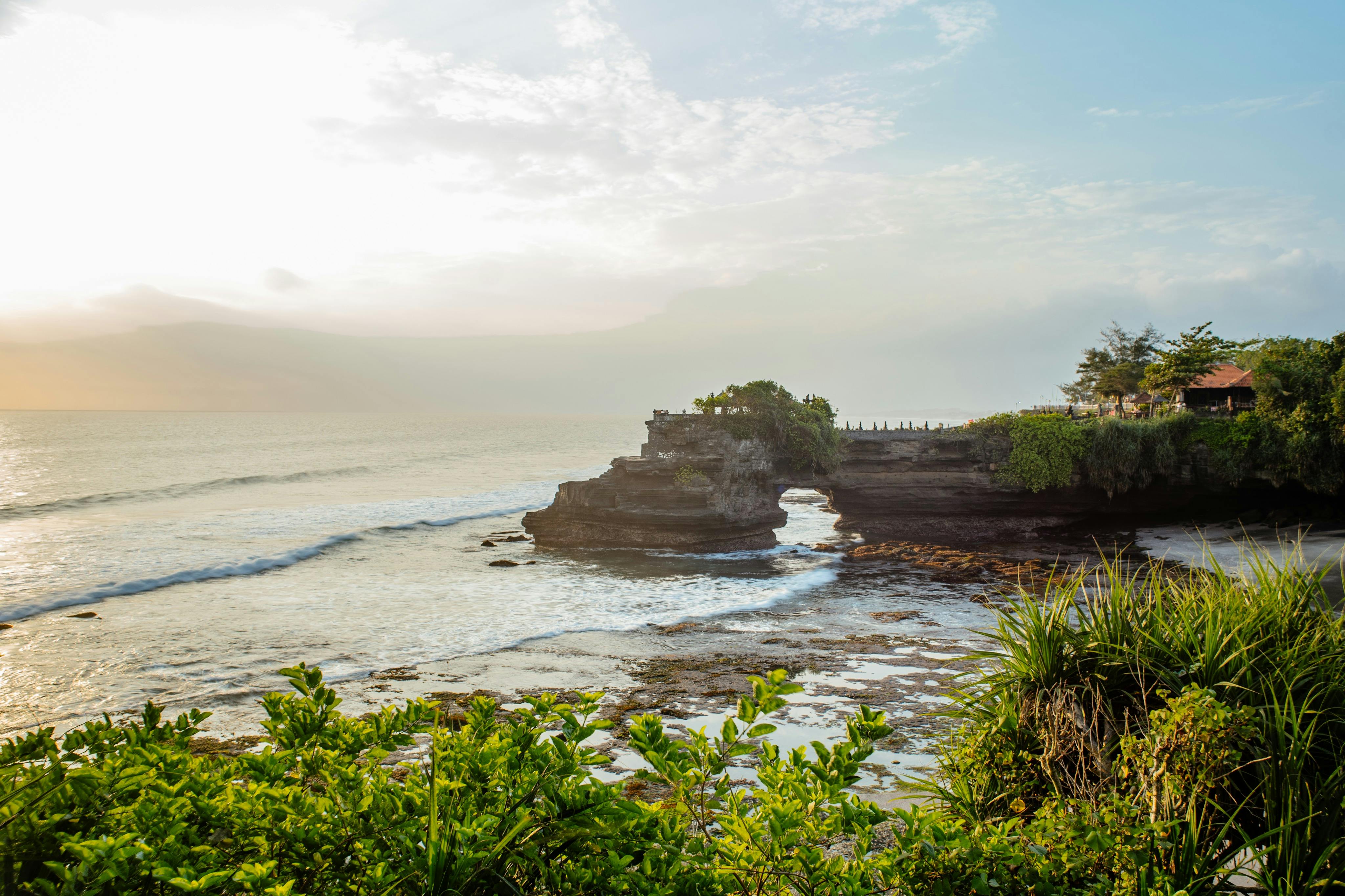 Tanah Lot Bali Temple Sunset 