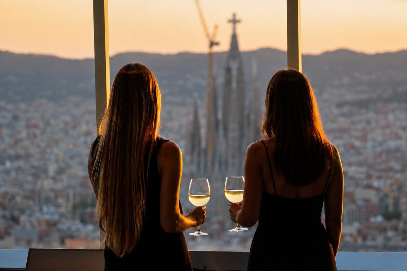 Mirador Torre Glòries: Guided Wine Tasting + Audio Guide