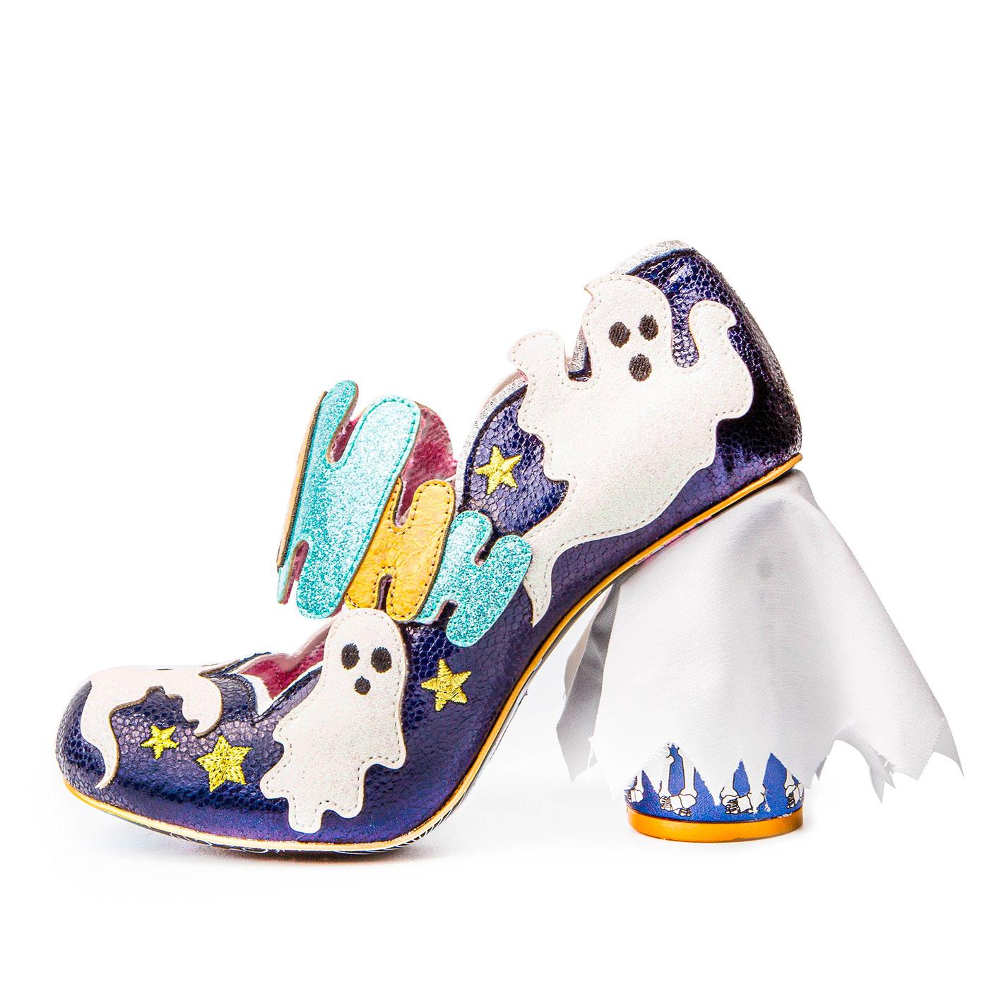 Ectoplasmic IRREGULAR CHOICE Halloween Ghost Shoes