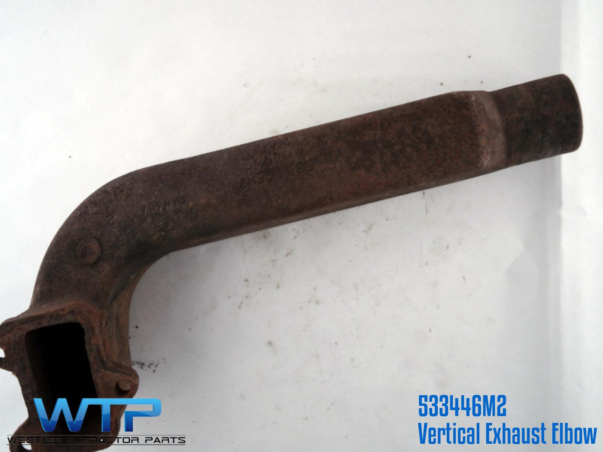 Vertical Exhaust Elbow, Massey Ferguson, Used 533446M2