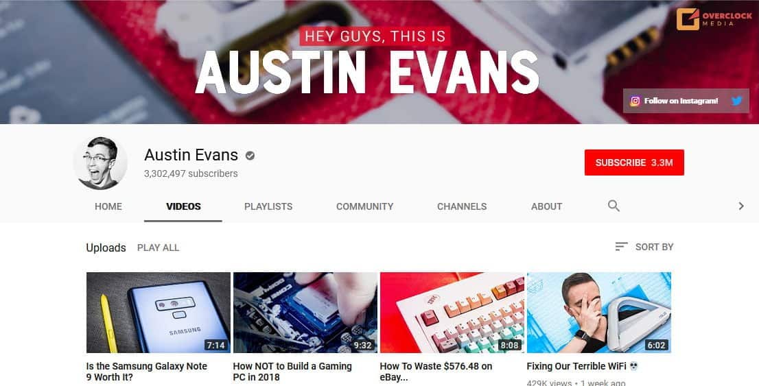 Best technology YouTube channels in 2018