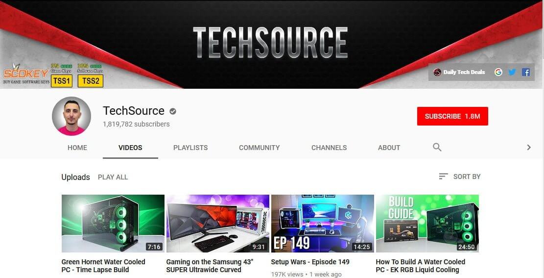 Best technology YouTube channels in 2018