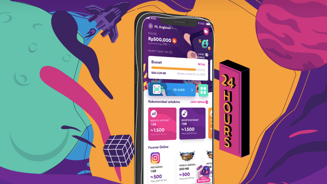 Cara Memasukkan Voucher Axis dan Cek Kuota, Nggak Pakai Lama!