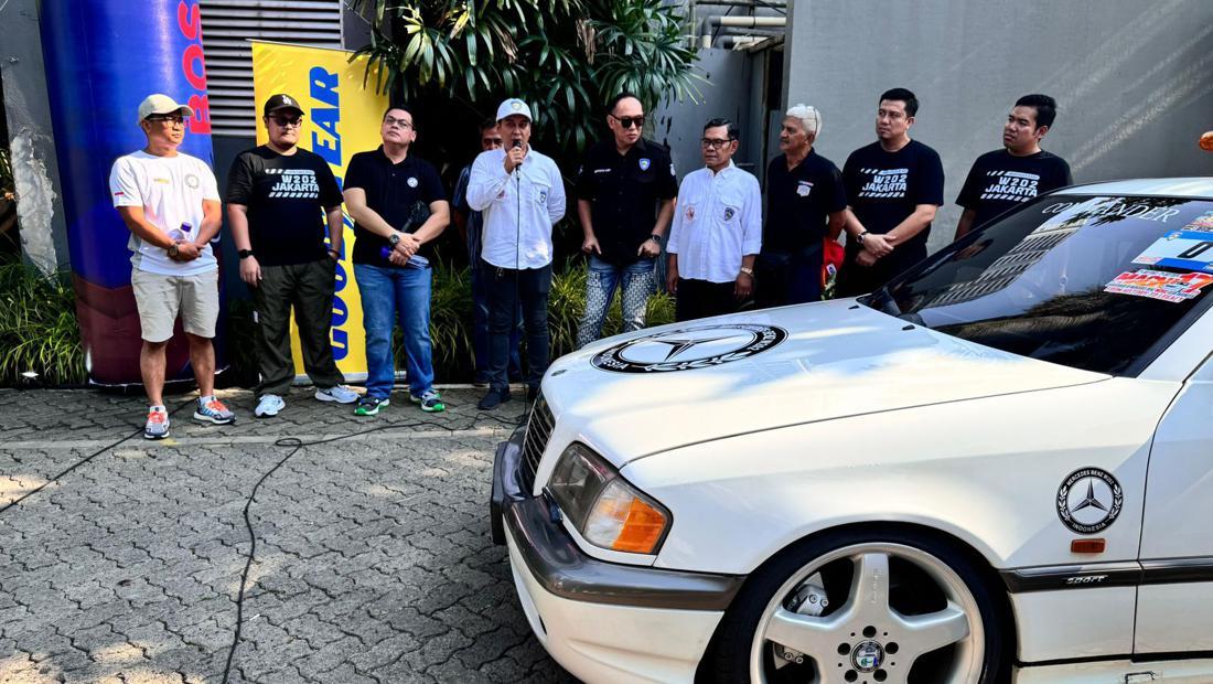Bamsoet Apresiasi Gelaran Fun Rally Mercedes Benz W202 Club Indonesia