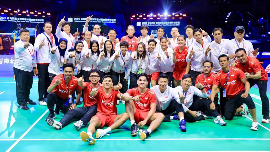 BNI Puji Atlet RI Cetak Sejarah di Badminton Asia Mixed Team Championship