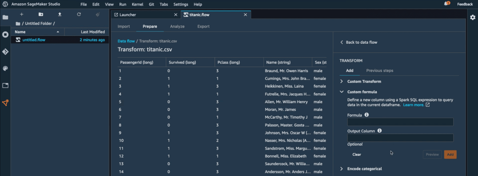 AWS data wrangling and preparation best tools to use