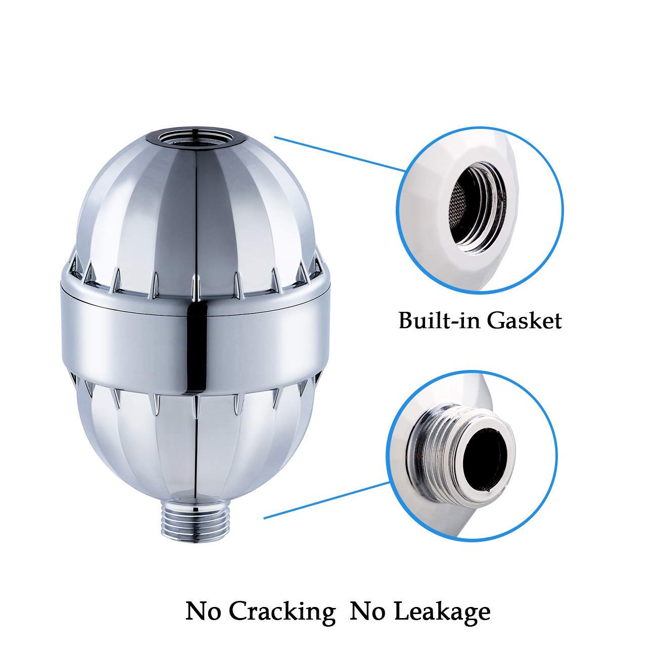 15 Stages Shower Water Filter With Showerhead Removes Chlorine