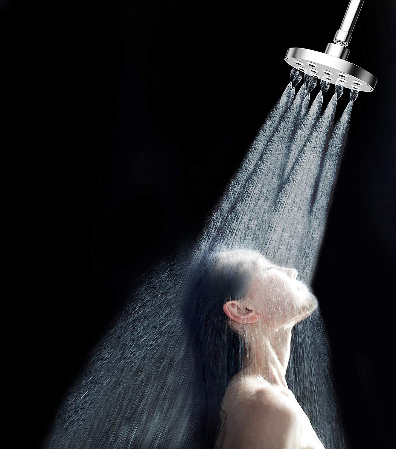 6" POWER Rain Shower Head AWSSO Faucet