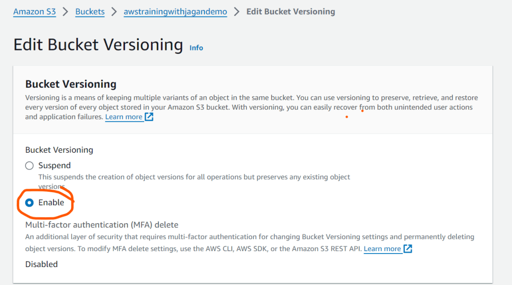 How to Enable and Manage Versioning in AWS S3 Buckets