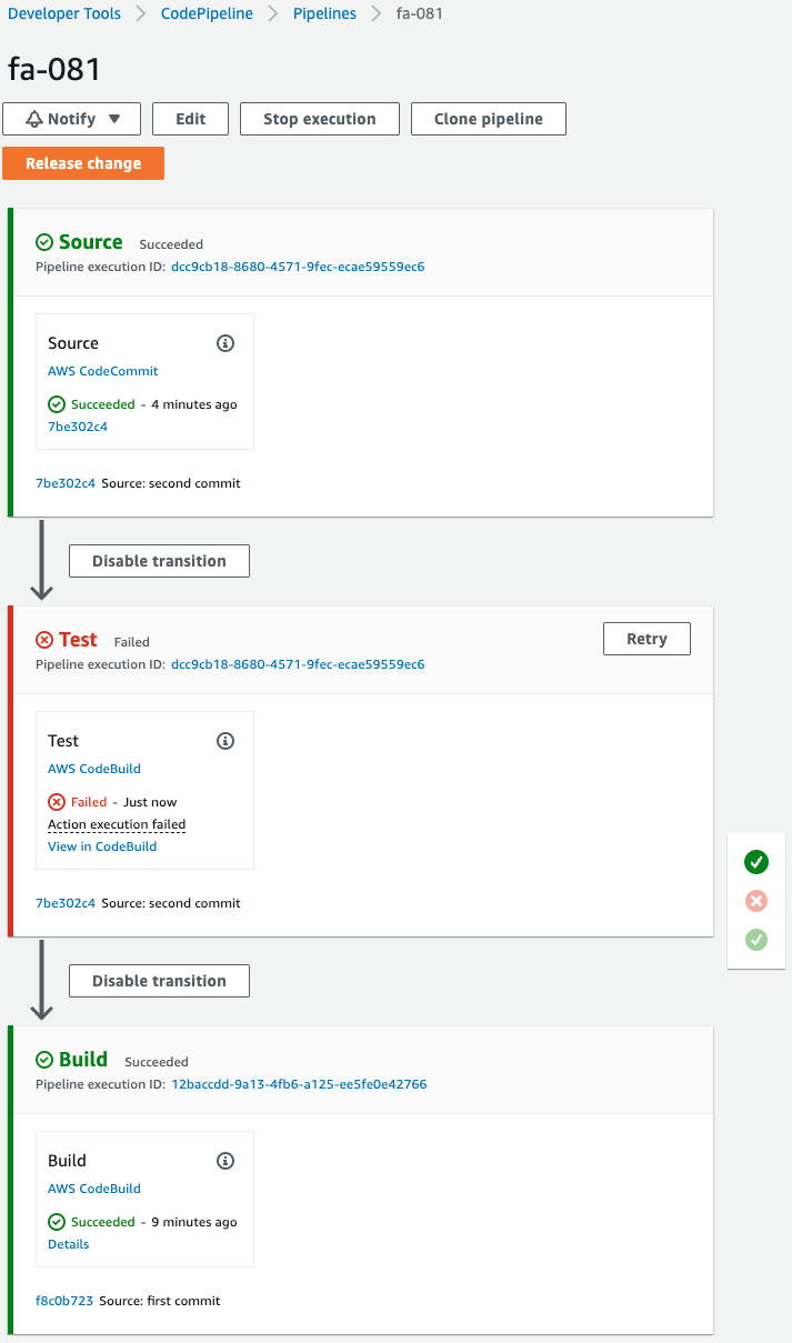 Setting up Test Units in CodePipeline Awstut