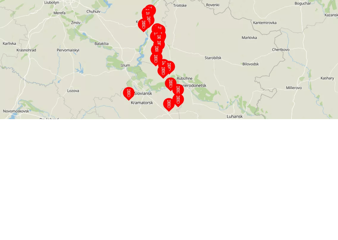 At Kupiansk and Lyman directions Russian army shelled