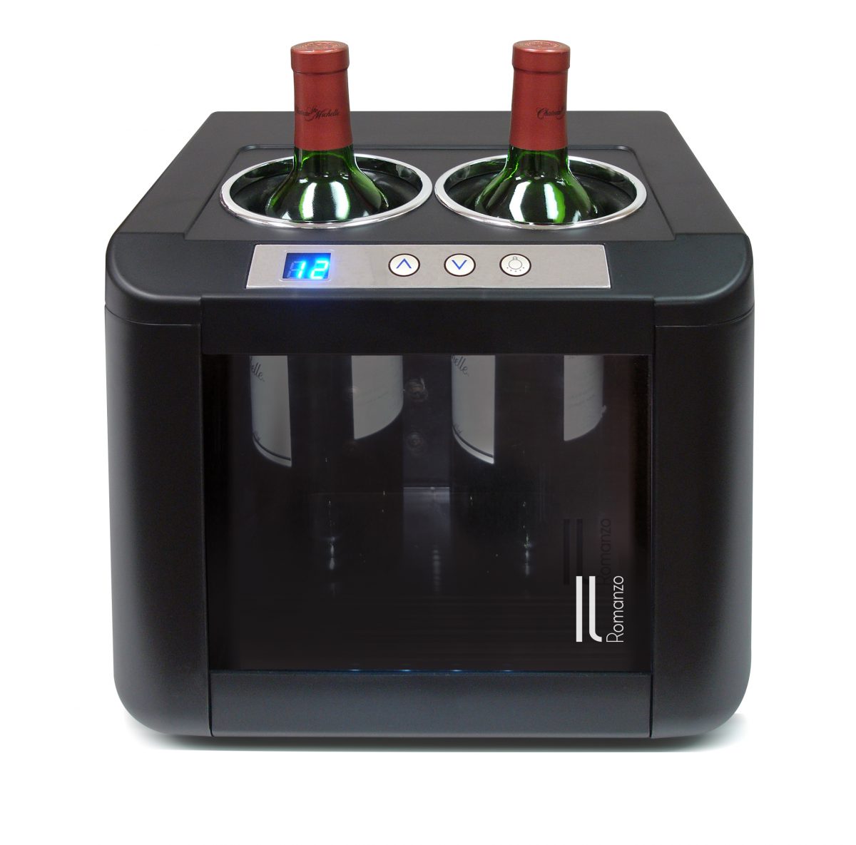 2Bottle Thermoelectric Open Wine Cooler AwzHome The best at