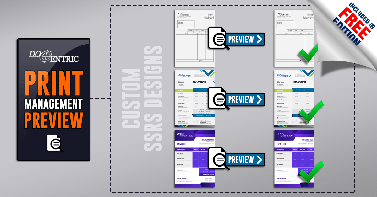 Preview Project Invoices Using Print Management in D365FO