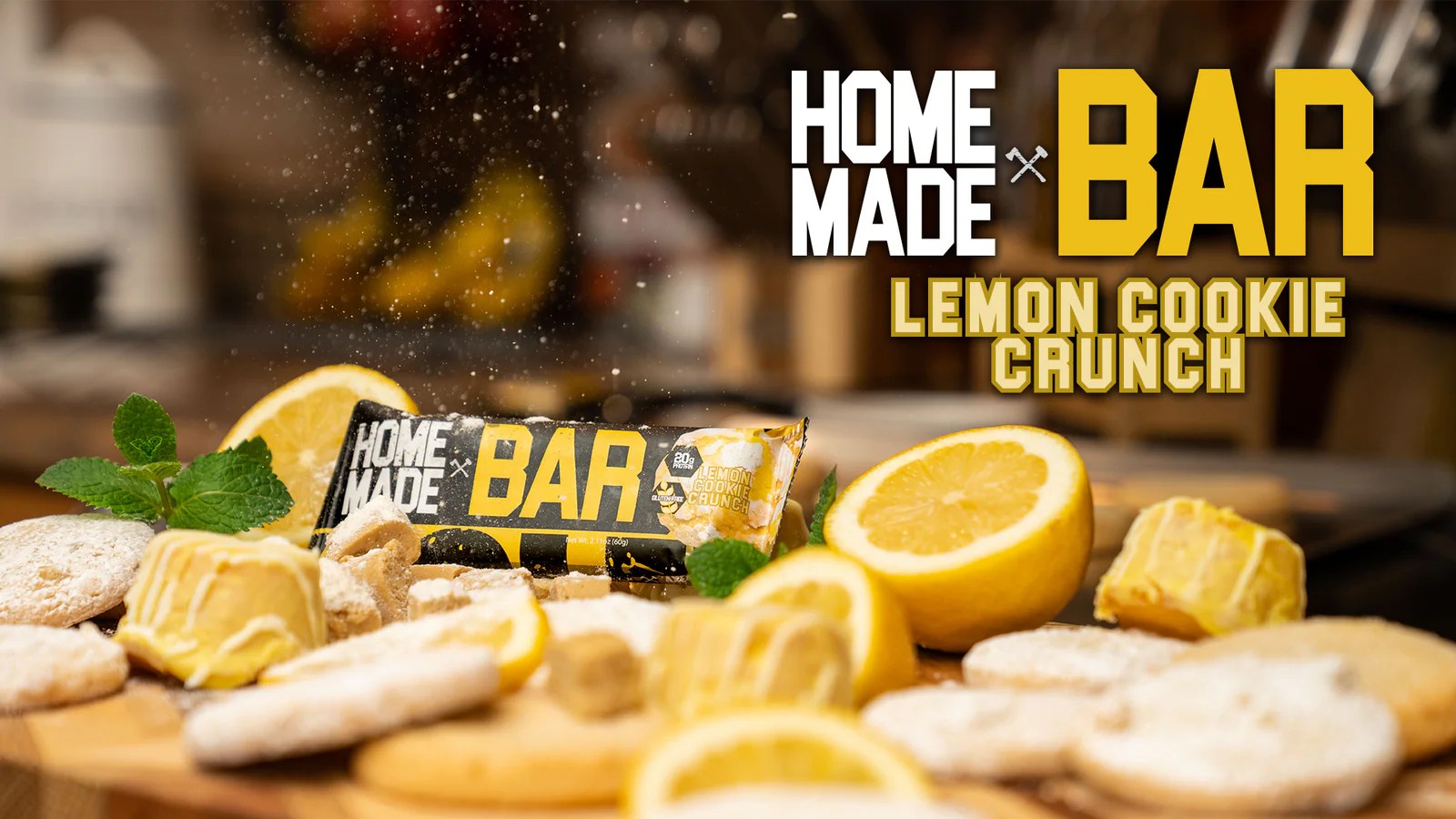 Home Made Bar Lemon Cookie Crunch Where Citrus Meets Sweet Axe
