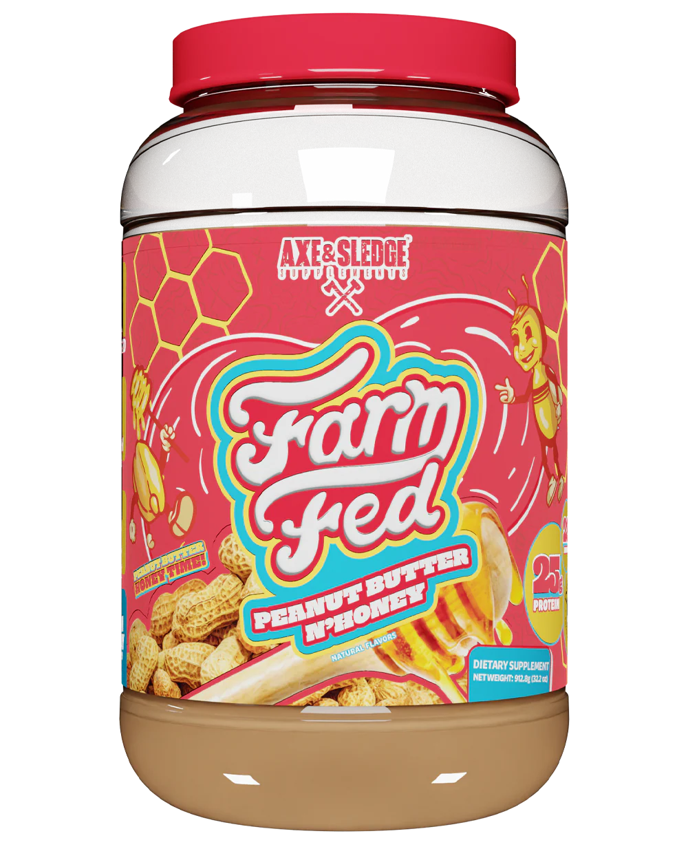 Farm Fed // 25g Protein Axe & Sledge Supplements