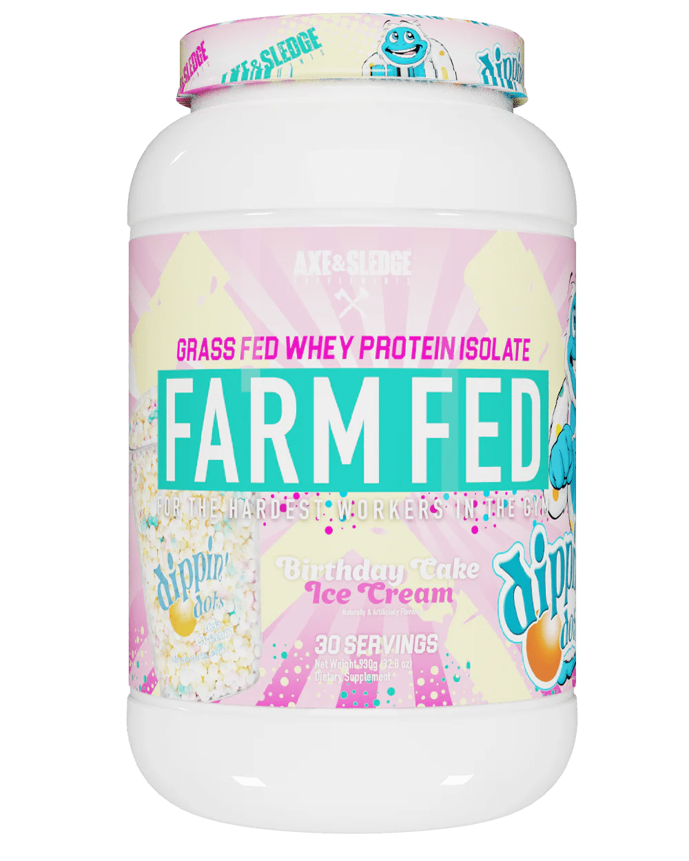 FARM FED // GrassFed Whey Protein Isolate Axe & Sledge Supplements