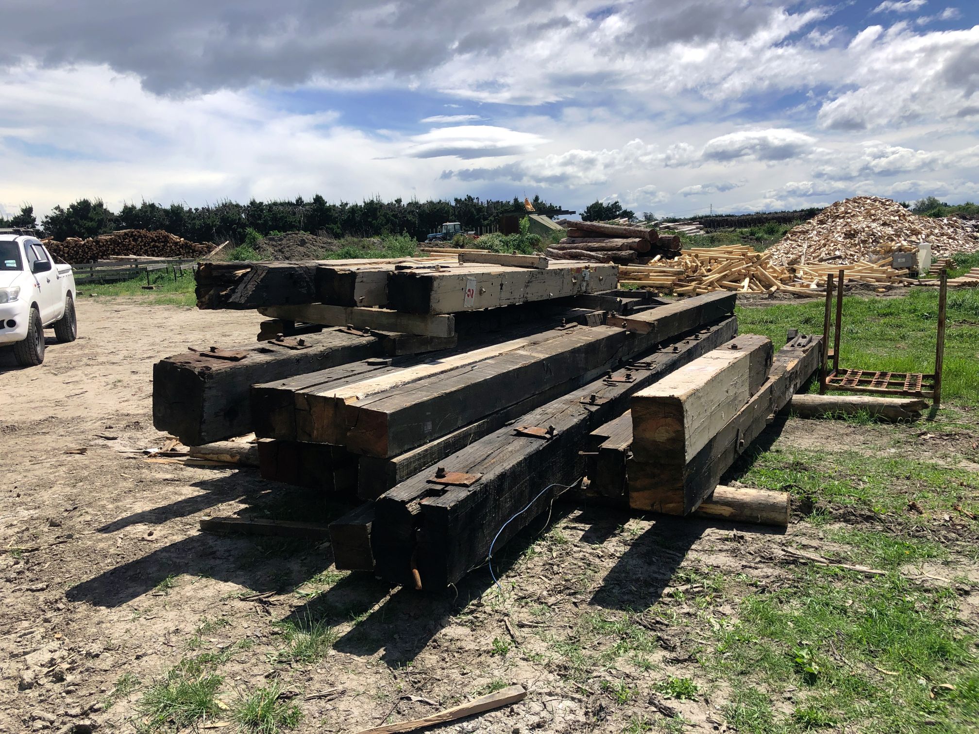 Jarrah Rustic Beams Axebreaker Hardwood and Salvage New Zealand