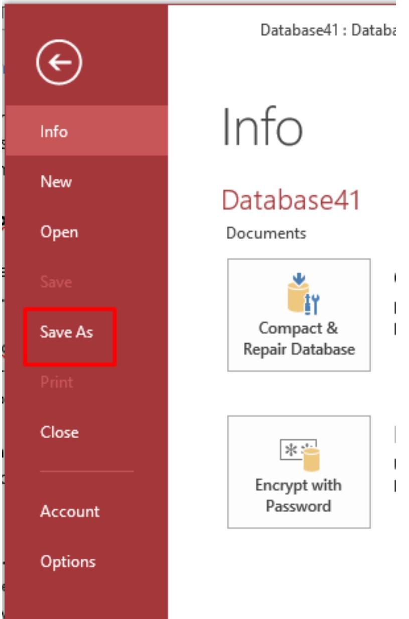 [Fixed] Access cannot Open a Database created with a Previous Version