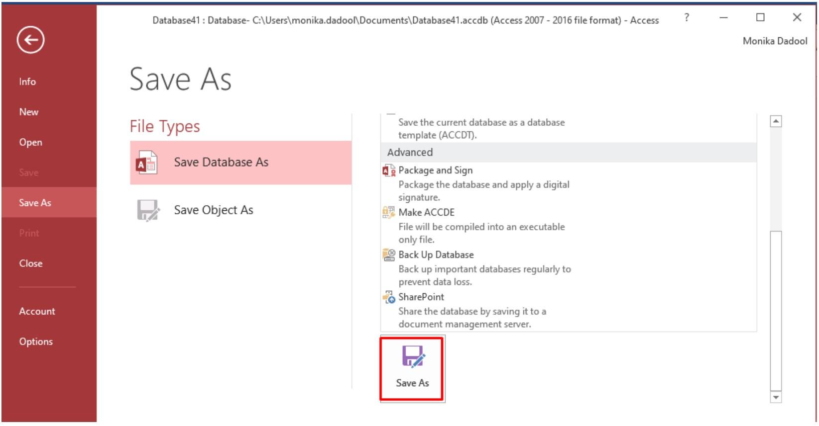 [Fixed] Access cannot Open a Database created with a Previous Version
