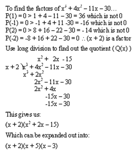 Axe's Corner Factor Theorem