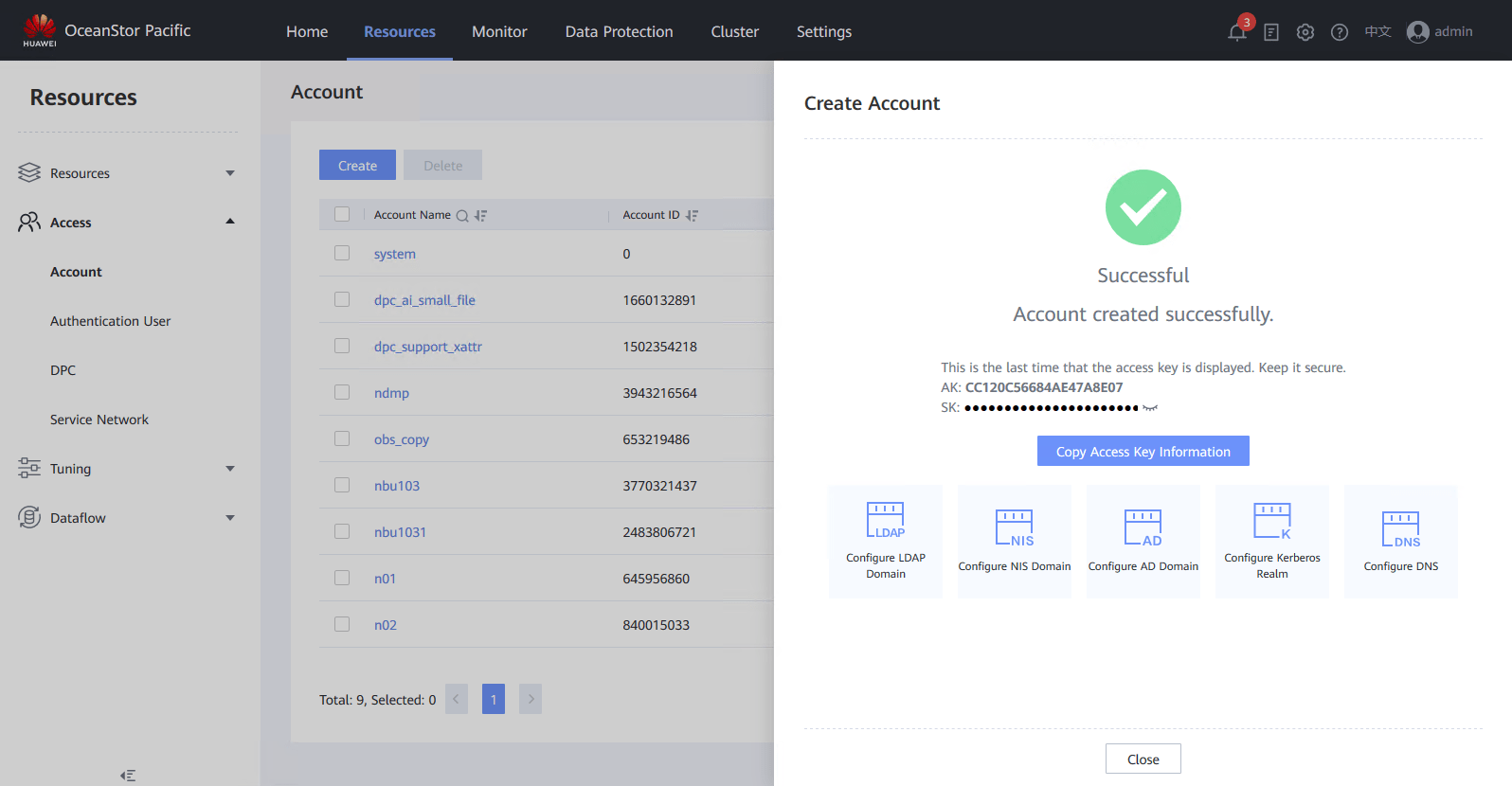Huawei OceanStor Pacific Storage and Veritas NetBackupInteroperability