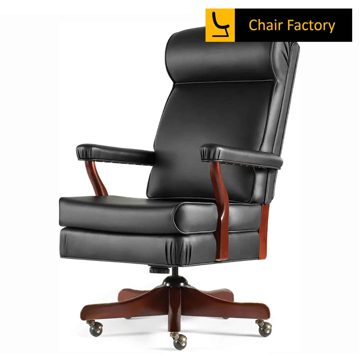 Benchmark High Back 100 Genuine Leather Chair Axio Labz