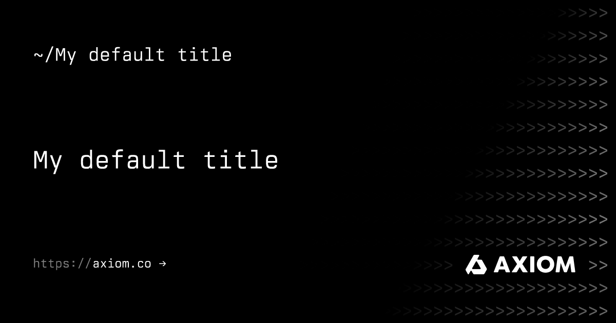 Null Values Axiom Docs