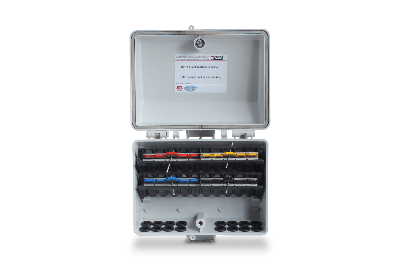 Cajas de distribución para cable AB Axis Electricals