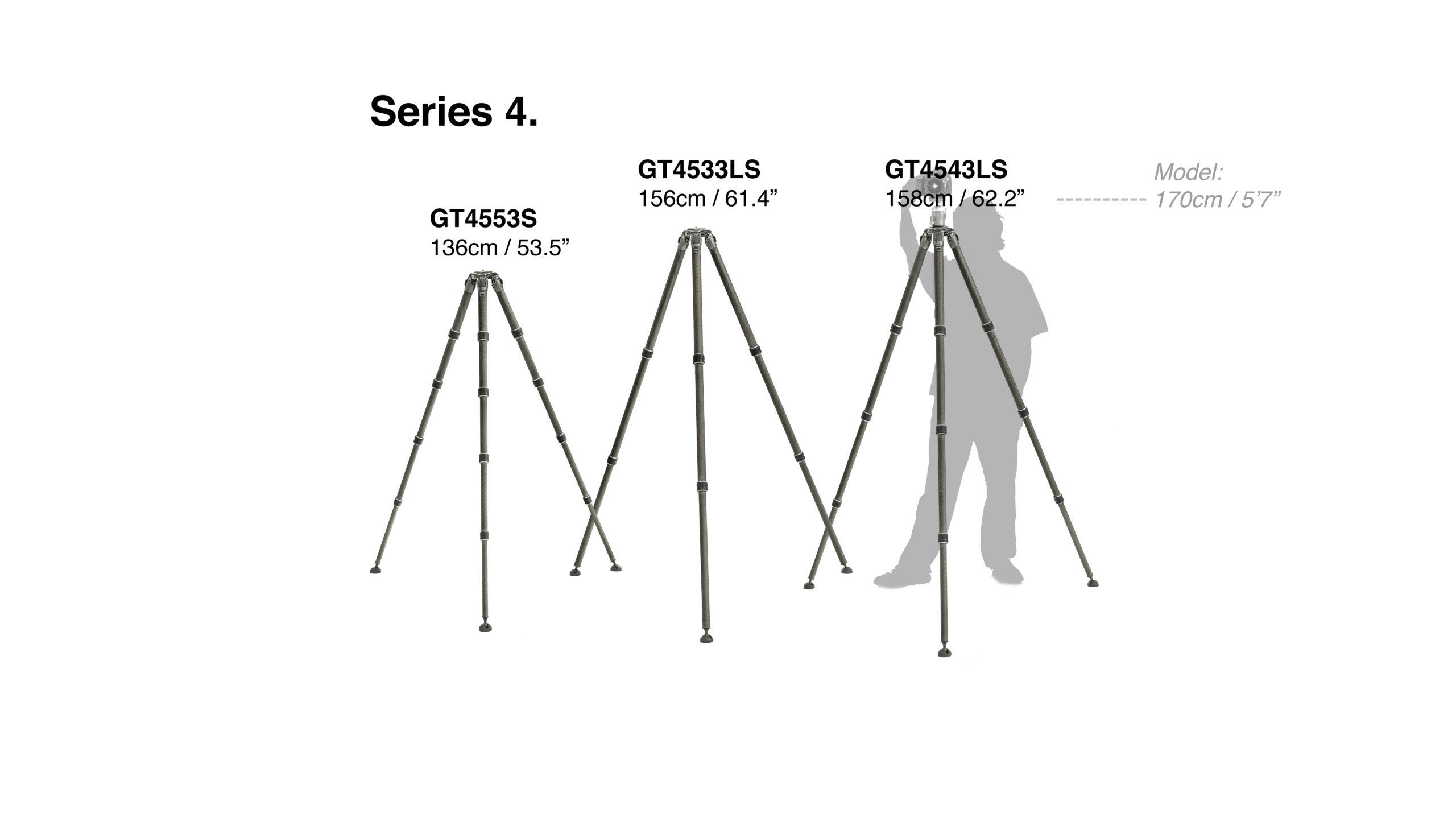 Gitzo tripod Systematic, series 4 long, 4 sections AxisOne