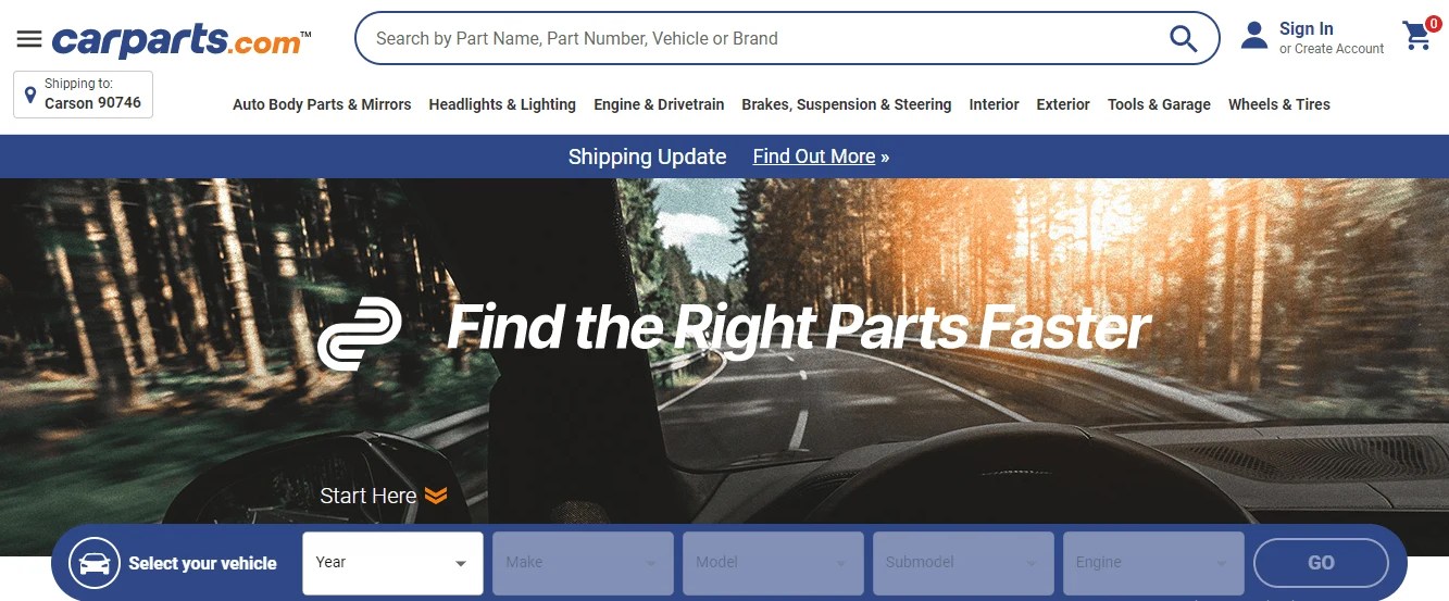 Where to Buy Auto Parts Online Axle and Chassis