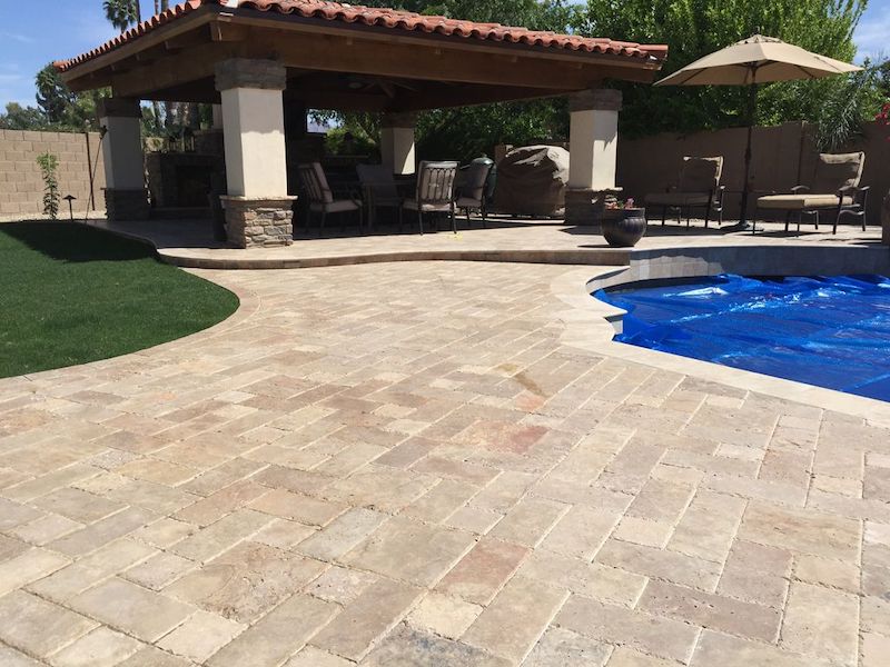 How to Clean Travertine Pavers DIY Guide Alexander and Xavier Masonry