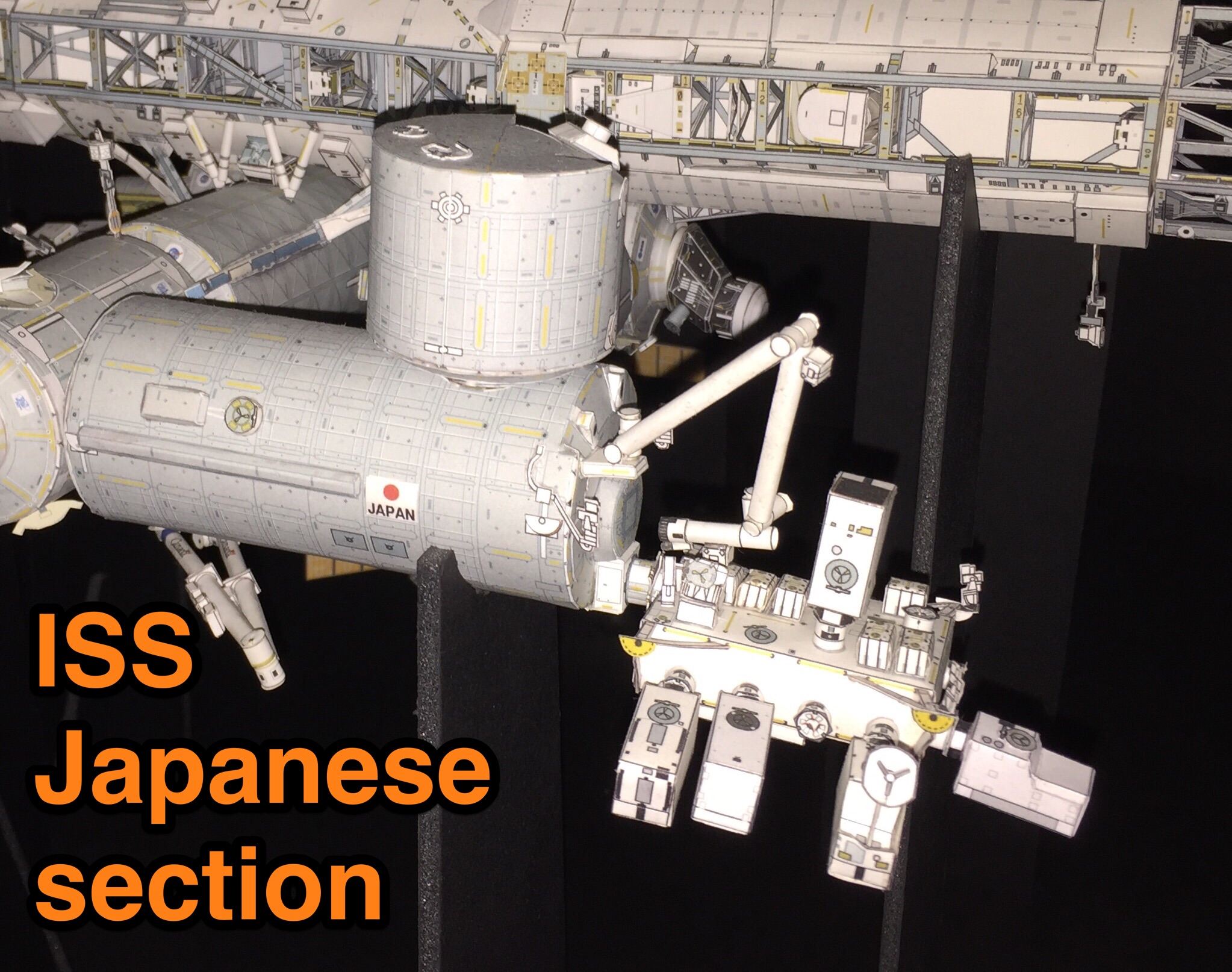 International Space Station Model AXM Paper Space Scale