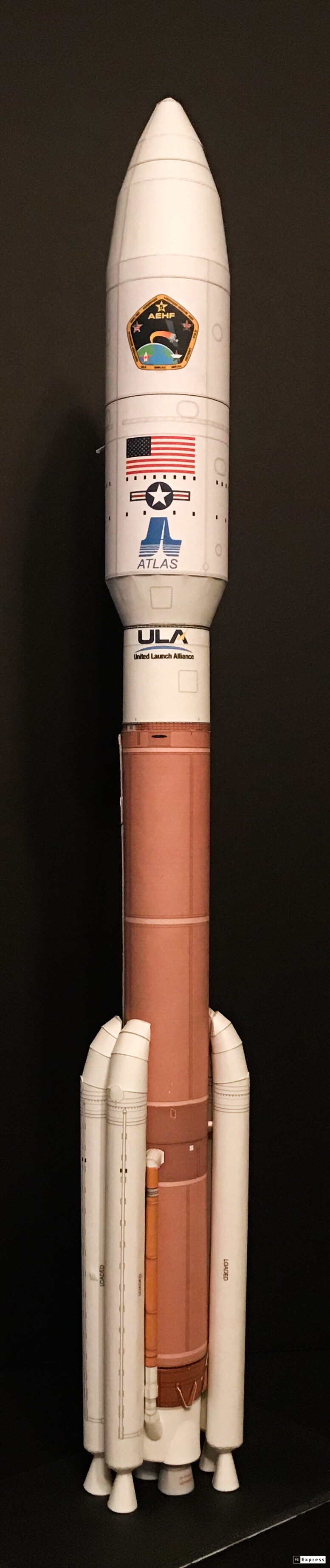 Atlas V AXM Paper Space Scale