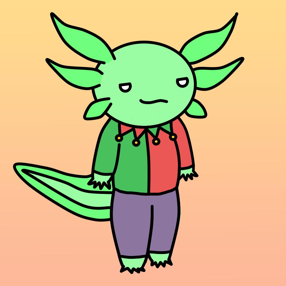 The World of Axolotls Axolotl 1784