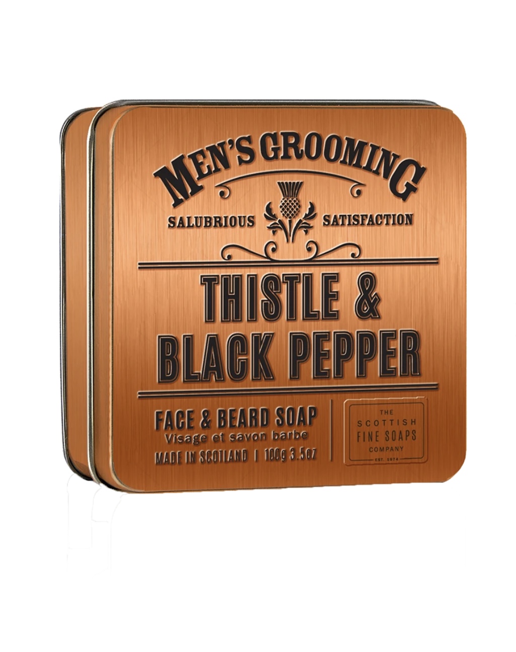 Thistle & Black Pepper Face & Beard Soap Axom Home