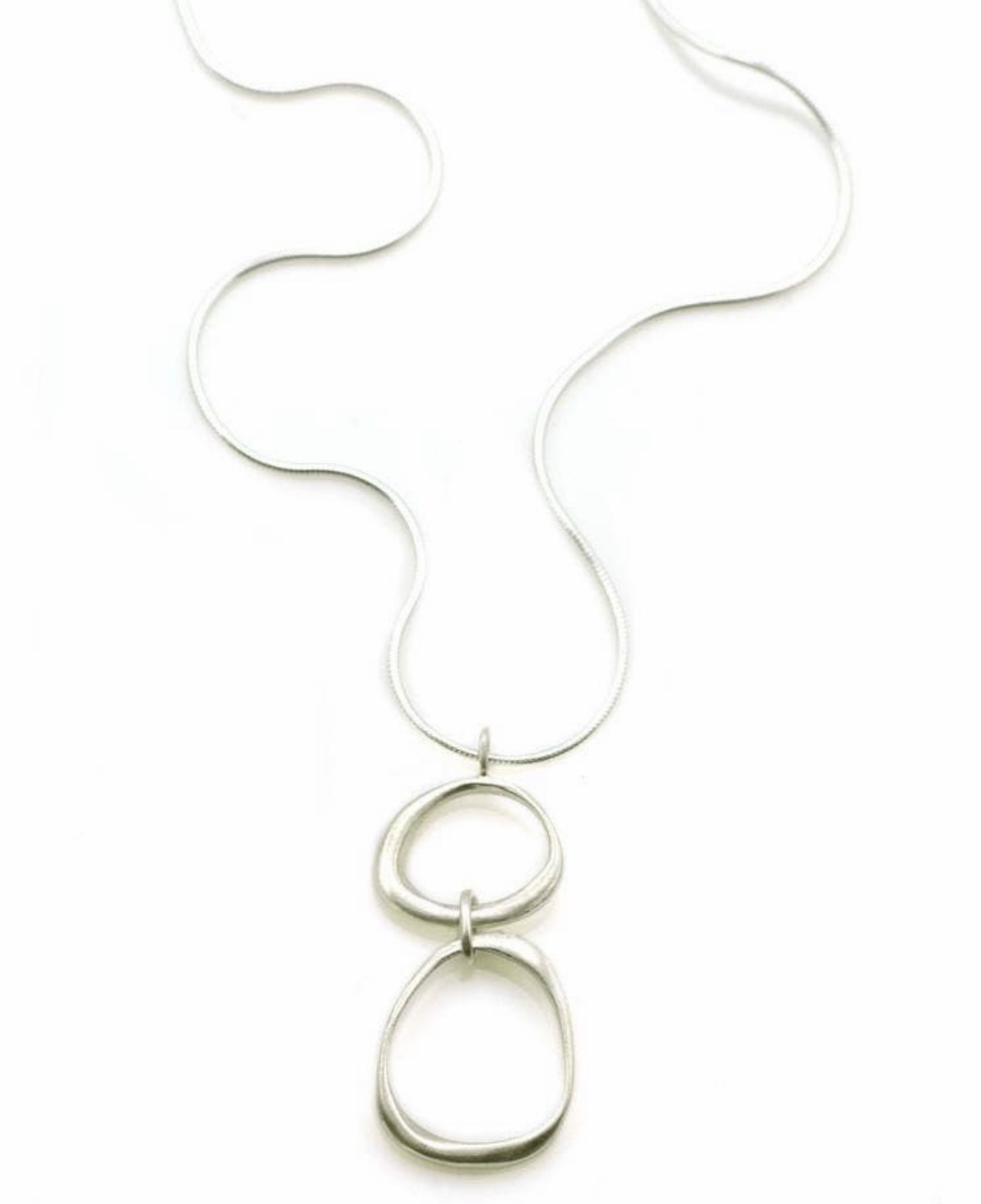 Charm Large and Small Organic Circles Necklace Axom Home